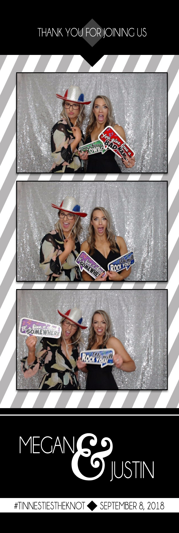 Megan and Justin's Wedding | View more photos from the event at gallery.photoboothbillings.com/u/PhotoBoothBillings/Megan-and-Justins-Wedding